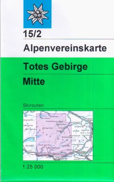 Totes Gebirge Mitte Skirouten 1:25.000