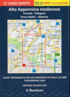 Alto Appennino Modenese - Lago Santo F.12 1:25.000