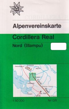 Cordillera Real Nord - Illampu 1:50.000