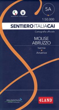 Sentiero Italia Molise Abruzzo 5A 1:50.000 Isernia - Amatrice