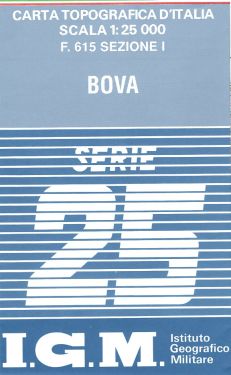 Bova 1:25.000 - f.615I