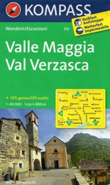 Valle Maggia, Val Verzasca 1:40.000