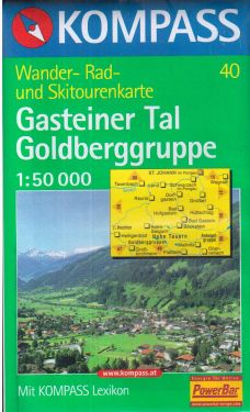 Gasteiner Tal, Goldberggruppe 1:50.000