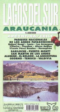 Lagos del Sur, Araucania 1:400.000