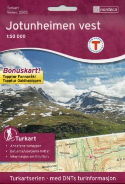 Jotunheimen Vest 1:50.000 f 2505