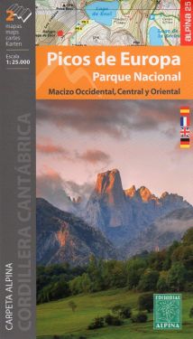 Parque Nacional de Picos de Europa 1:25.000