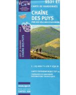 Chaîne des Puys 1:25.000