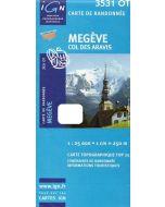 Megève, Col des Aravis 1:25.000