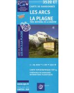 Les Arcs, La Plagne 1:25.000