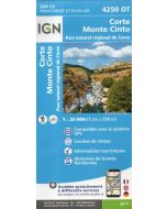 Corte, Monte Cinto 1:25.000