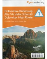 Alta Via 1 delle Dolomiti 1:25.000