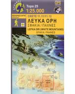 Lefka Ori (White Mountains) Sfakia-Pahnes 1:25.000