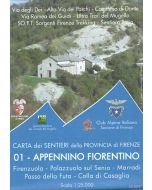 Appennino Fiorentino f.1 1:25.000 - Firenzuola, Palazzuolo sul Senio