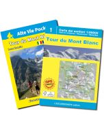 Tour du Mont Blanc carta+guida TMB 1:50.000