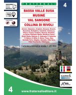 Bassa Valle di Susa, Musinè, Val Sangone, Collina di Rivoli 1:25.000 f.4