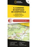 Cammino di Santiago de Compostela vol.1 - atlante 1:50.000