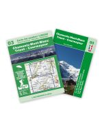 03 - Chamonix-Mont-Blanc - Trient - Courmayeur carta dei sentieri 1:25.000