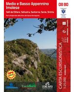 Medio e Basso Appennino Imolese 1:25.000 + guida