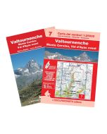 07 - Valtournenche, Monte Cervino, Val d'Ayas ovest carta dei sentieri 1:25.000 ANTISTRAPPO 2022