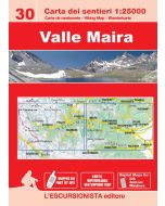  Valle Maira carta dei sentieri 1:25.000