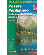 Posets, Perdiguero, Valles de Benasque, Estos y Chistau 1:25.000