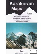 K2, Baltoro, Gasherbrum, Masherbrum, Saltoro Groups sheet 3 - 1:200.000