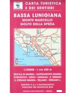 Bassa Lunigiana, Monte Marcello, Golfo della Spezia 1:25.000