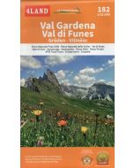 Val Gardena, Val di Funes, Alpe di Siusi f.182 1:25.000 