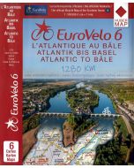 Euro Velo 6 (1) Atlantico - Basilea 1:100.000 - 6 mappe - Pista ciclabile della Loira