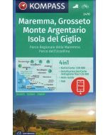 Maremma, Grosseto, Argentario, Isola del Giglio 1:50.000