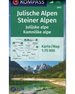 Julische Alpen, Steiner Alpen / Alpi Giulie, Alpi di Kamnik, Alpi della Savinja 1:75.000 - Lago di Bled