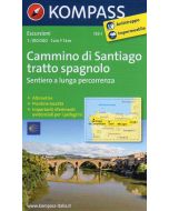 Cammino di Santiago tratto spagnolo 1:100.000