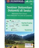 Dolomiti di Sesto, Tre Cime di Lavaredo 1:25.000