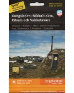 Kungsleden: Nikkaluokta, Ritsem och Vakkotavare 1:50.000