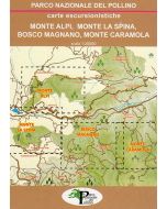 Monte Alpi, Monte La Spina, Bosco Magnano, Monte Caramola set 4 carte 1:20.000 - P.N.Pollino