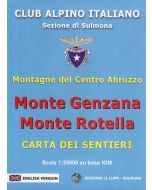 Monte Genzana, Monte Rotella 1:25.000