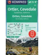 Ortles, Cevedale, Val di Solda, Valfurva 1:25.000