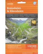 Romsdalen, EIkesdalen 1:50.000