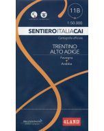 Sentiero Italia Trentino Alto Adige 11B 1:50.000 Favogna - Arabba