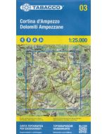 Cortina d’Ampezzo e Dolomiti Ampezzane 1:25.000