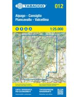 Alpago, Cansiglio, Piancavallo, Valcellina 1:25.000