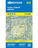 Prealpi e Dolomiti Bellunesi 1:25.000