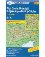 Alpi Giulie Orientali, Julijske Alpe, Bohinj, Triglav 1:25.000