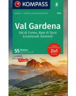 Val Gardena, Val di Funes, Alpe di Siusi + carta