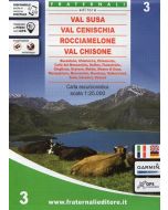 Val Susa, Val Cenischia, Rocciamelone, Val Chisone 1:25.000 f.3