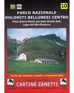 Parco Nazionale Dolomiti Bellunesi Centro 1:30.000