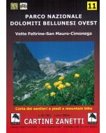 Parco Nazionale Dolomiti Bellunesi Ovest 1:30.000