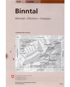 Binntal 1:25.000