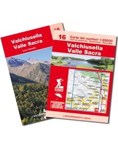 16 - Valchiusella, Valle Sacra carta dei sentieri 1:25.000 ANTISTRAPPO 2018 con guida