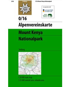 Mount Kenya Nationalpark 1:50.000